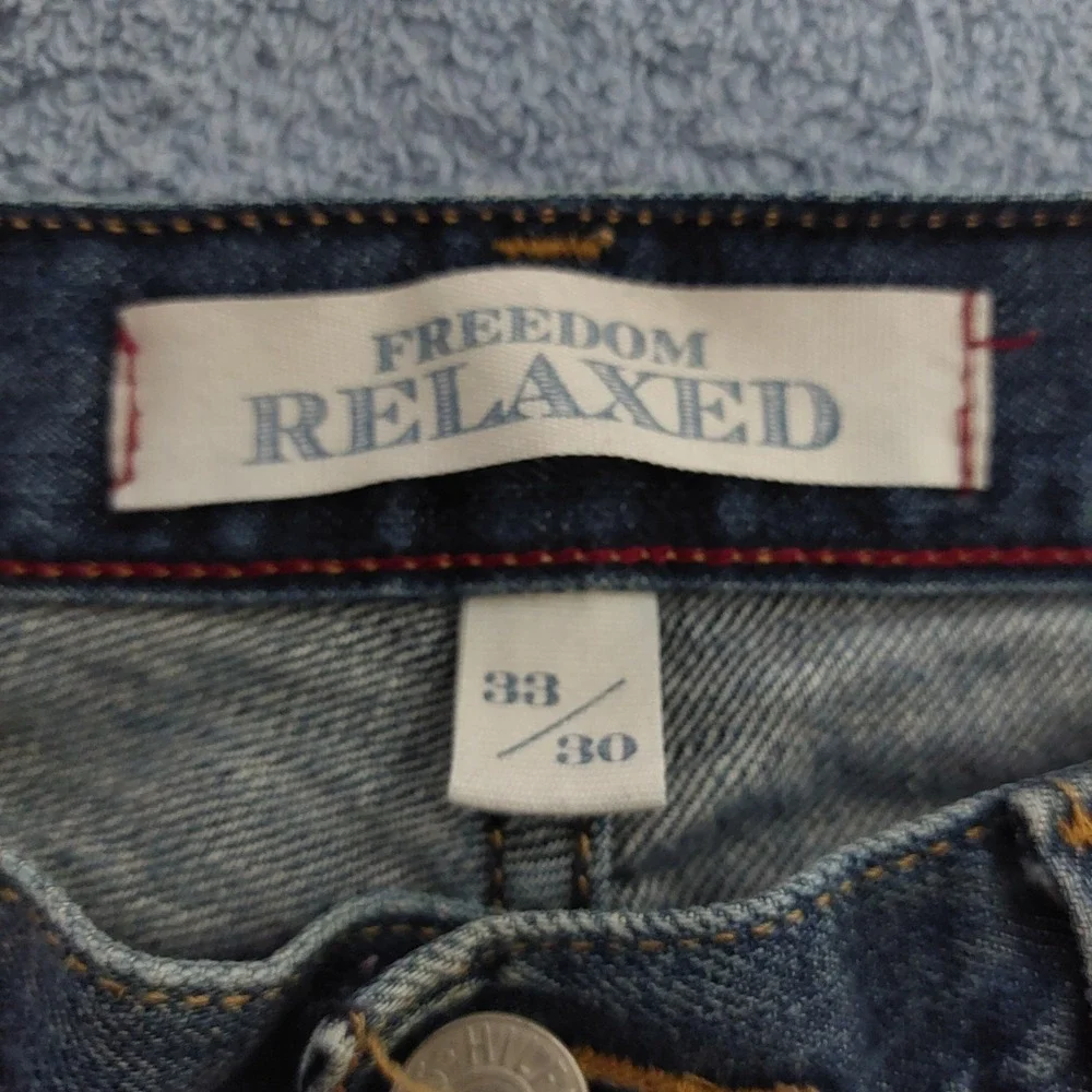 Tommy Hilfiger Freedom Relaxed Jean Mens 33 (34)‎ x30 Blue Denim Pants